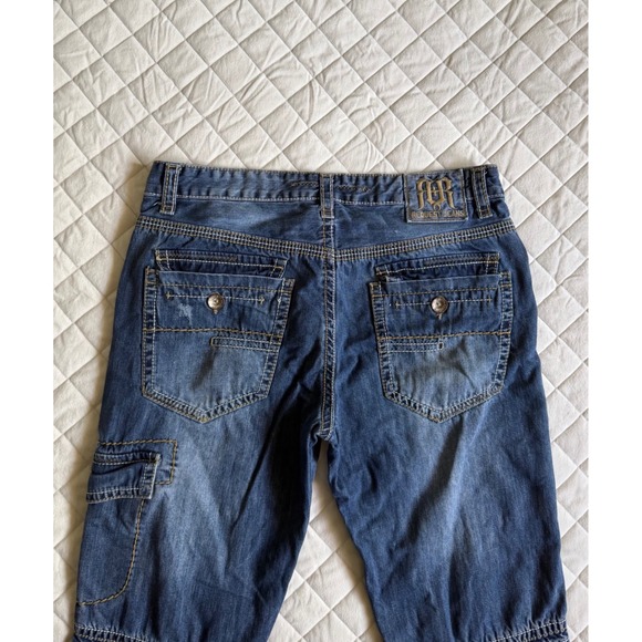 Request Other - VTG Y2K Distressed Request Denim Jeans Sz 34x30 Streetwear Grunge 50 Cent Unique
